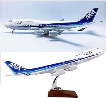 Amazon.com: SCYYBF All Nippon Airways ANA Airline B747-400 1/150
