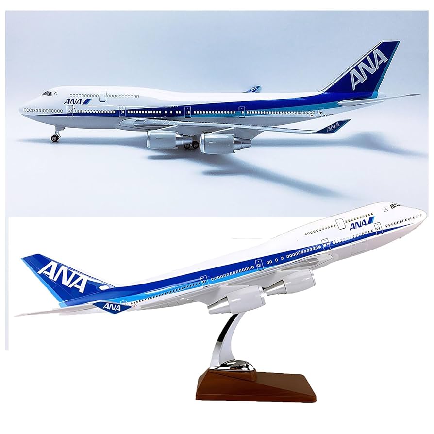 ANA Boeing 747-400 プラモデルキット Amazon.com: SCYYBF All Nippon Airways ANA Airline B747-400 1