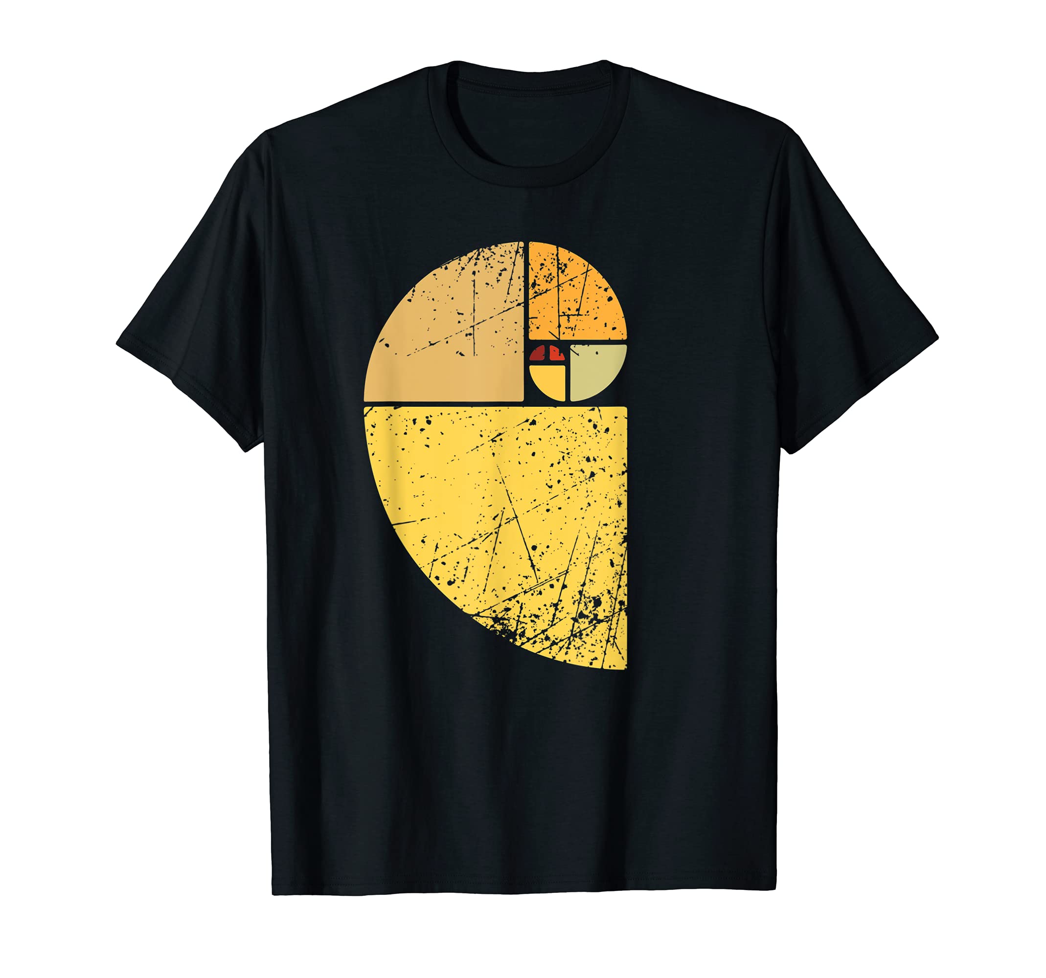 Vintage Fibonacci Spiral Science GoldenRatio Cool Math T-ShirtOEKO-TEX STANDARD 100