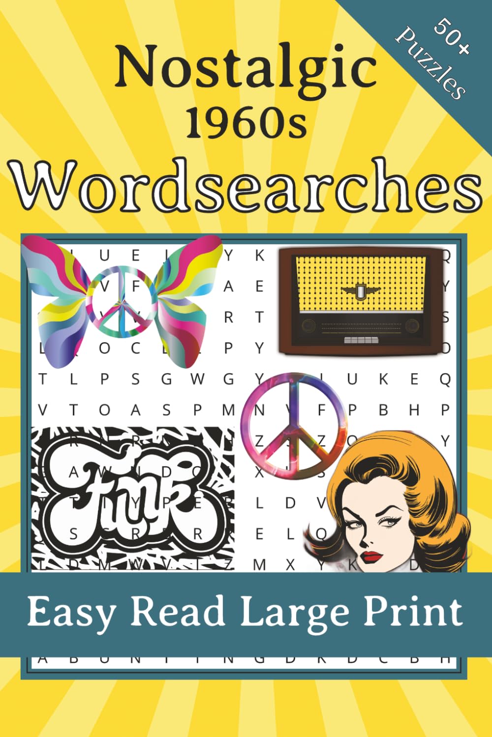 1960s Nostalgia Word Search: Word Searches With Easy To Read Print About 1960s events, pop culture, nostalgia and More |6x9 inches, 110 pages| 50+ ... for Vacations, Holidays, and Free Times