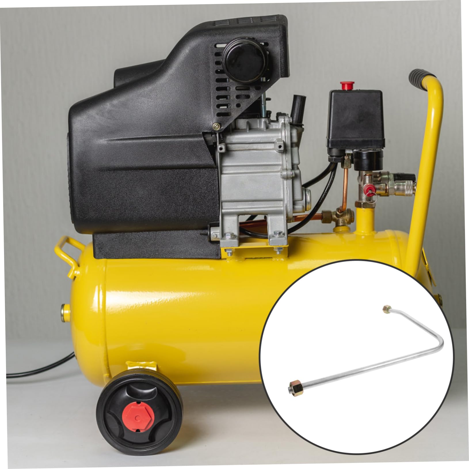 Amosfun Tubo Scarico per Compressore Aria Alluminio Sostituzione Flessibile per Accessori Compressore Alta Efficienza e Design Moderno per Officina e Garage