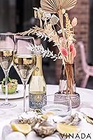 Vista 5 de VINADA - Crispy Chardonnay Mini - Vino Cero Alcohol - 6.8 fl oz (24 Botellas de Vidrio)