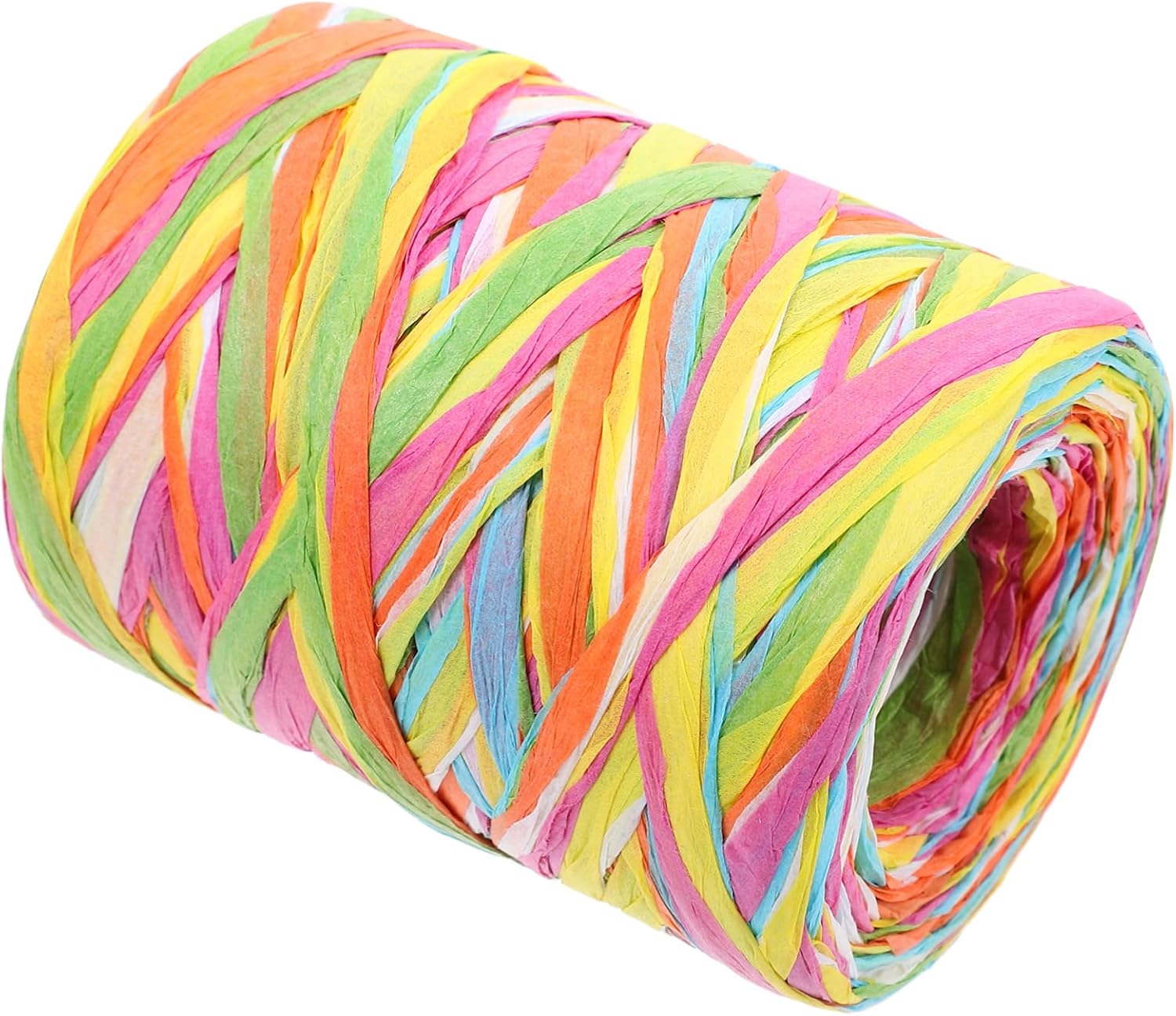 Versatile Raffia Paper Twine Craft Packing Twine Decorative Raffia Ribbon Paper Cord for Wrapping DIY Craft Rope
