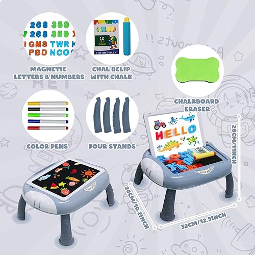 Miniatura 2 de Juguetes para niños de 1 a 2 años, juguetes para niños pequeños con letras y números magnéticos, juguetes educativos y de aprendizaje para niños de