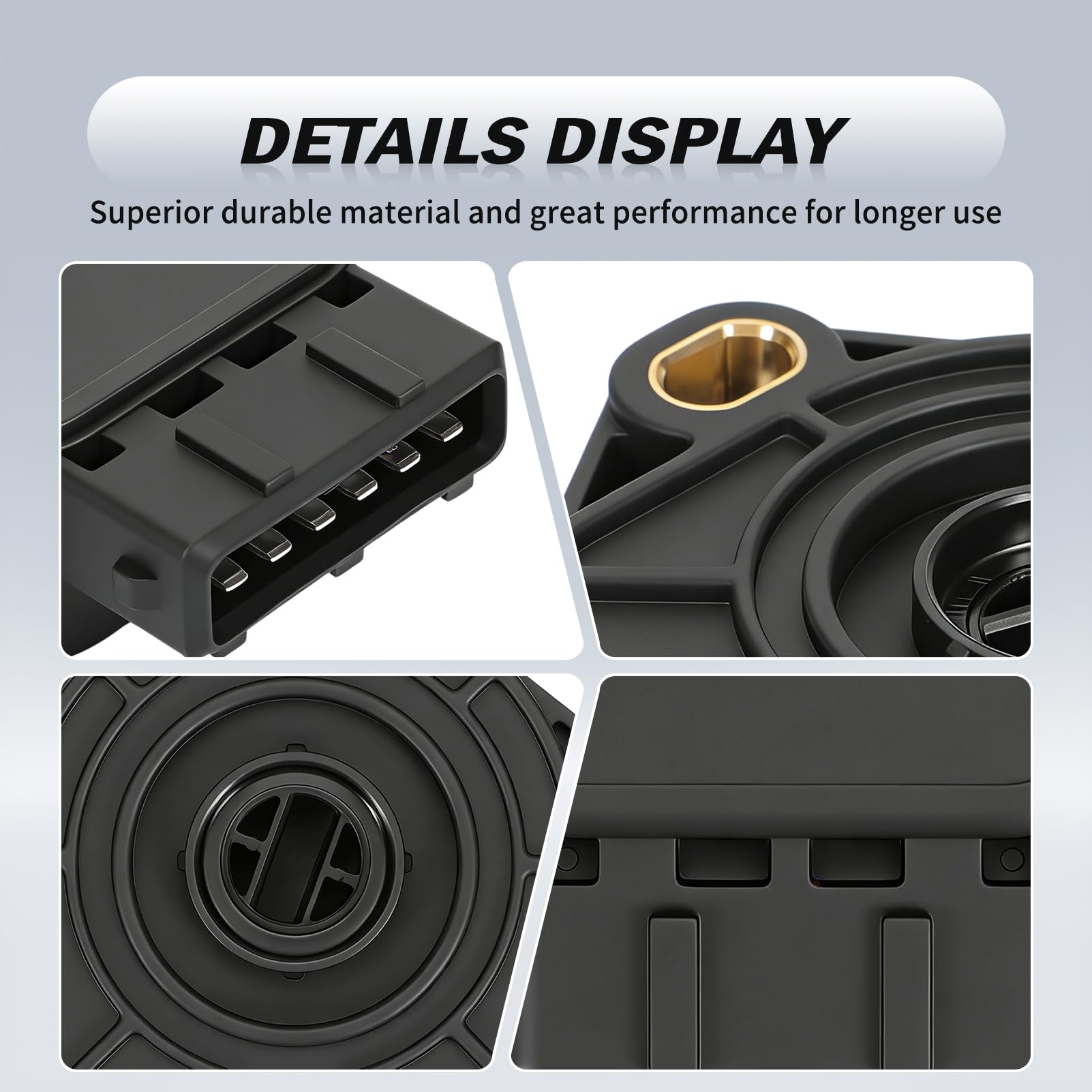 Capteur d'accélérateur (TPS), capteur de pédale d'accélérateur compatible avec Clio, Kangoo, Laguna, Me-ga-ne, Scenic, 1.9dTi 1.9dCi C-lio II 2 1.5DCI 8, 8200139460 7700431918