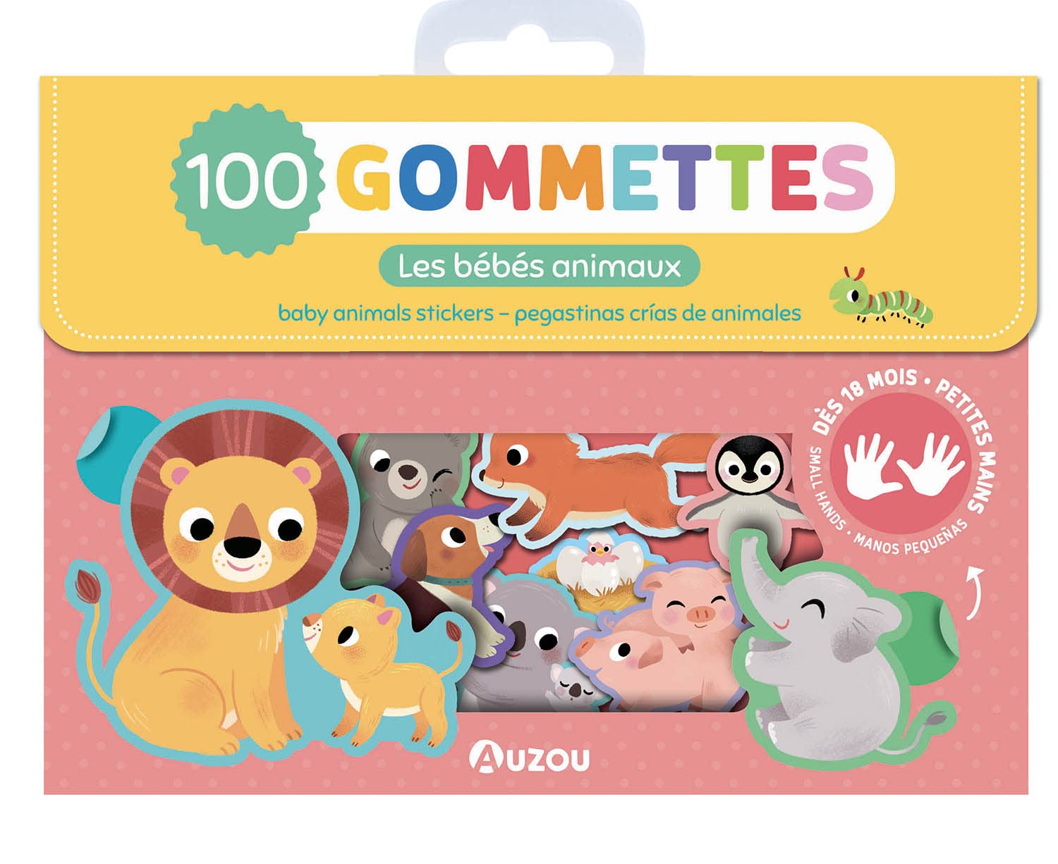 LES BEBES ANIMAUX: 100 gommettes