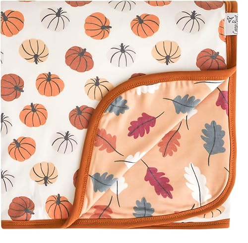 Miniatura 7 de Copper Pearl Manta de bebé de tres capas edredones suaves para bebés para niños y niñas, transpirable, acogedora, manta para niños pequeños  Edredón