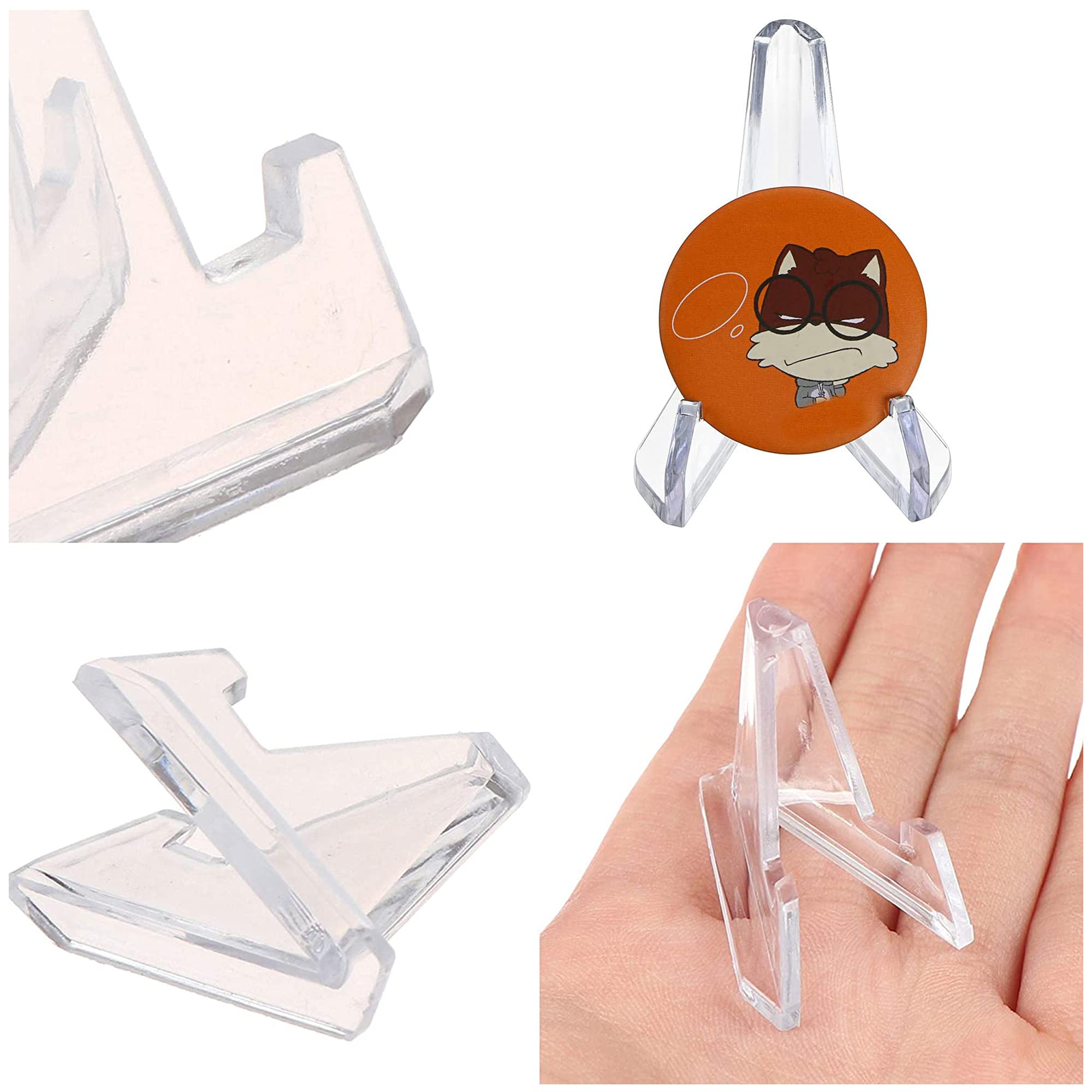 30 Durchsichtige Acryl-Ständer Für Münzen, Karten & Sammelstücke – Mini, Stapelbar, Stabil
