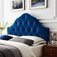 Vista 8 de Modway Sovereign - Cabecero de terciopelo con estilo capitoné de diamantes para cama individual, color rosa