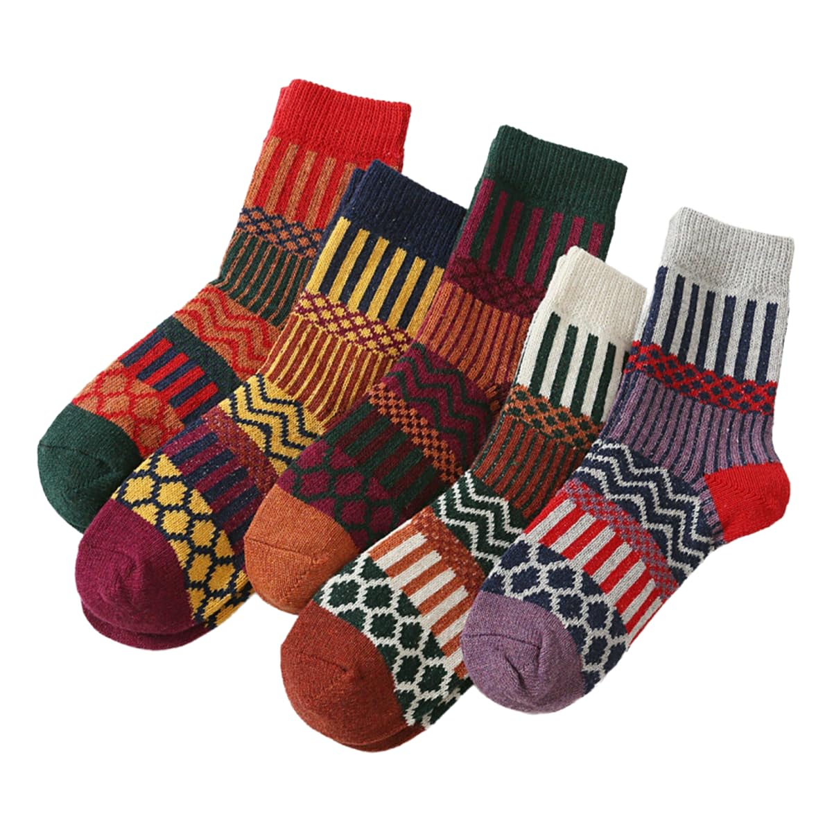 Calcetines de lana para mujer el regalo de Navidad tierno y cálido
