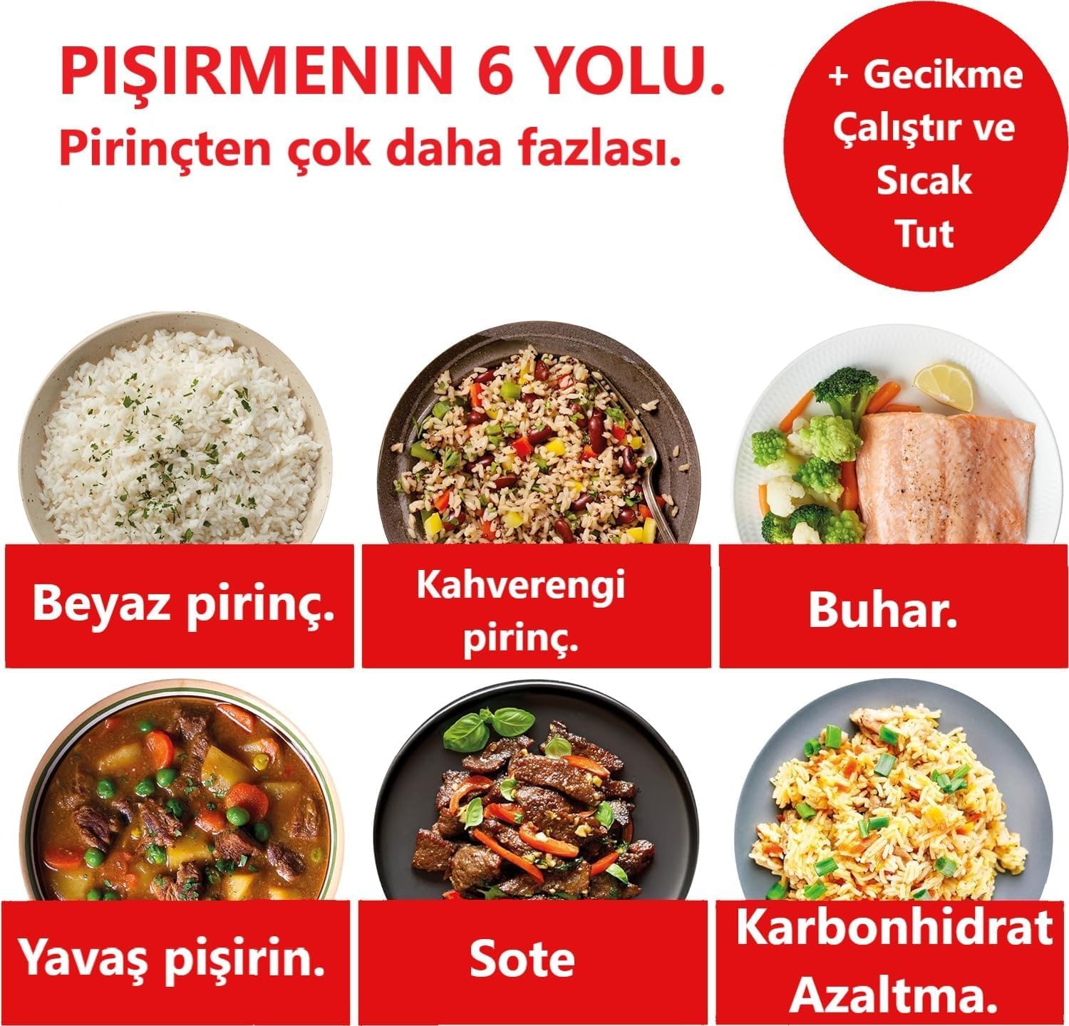 Instant Pot Cuocere riso e vapore, 5 l (20 tazze) – Pentola antiaderente, lavabile in lavastoviglie, inserto in acciaio inox, misurino, cucchiaio di riso, con funzione di cottura e sauté