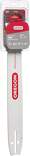 Miniatura 8 de Oregon Barra guía de motosierra y combo de cadena, repuesto AdvanceCut para cadenas de sierra, longitud de barra de 16 pulgadas (15.7 in) con juego