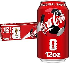 Coca-Cola Fridge Pack Soda Soft Drink, 12 fl oz Cans, 12 Pack - Classic Cola Soda Cans
