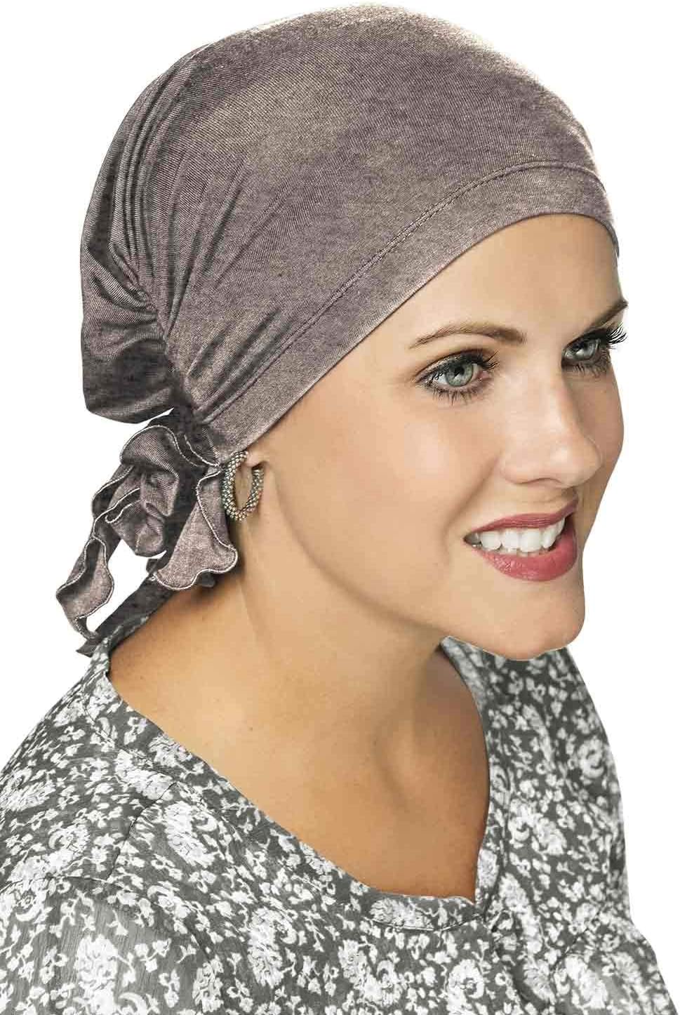 Cardani Easy On Pre Tied Head Scarf Bamboo Viscose Ready Tie Scarves
