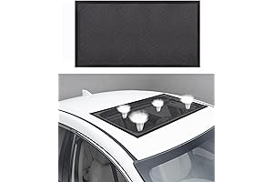 Car Sunroof Screen Mesh Magnetic, Protects from UV Rays for Overnight Camping