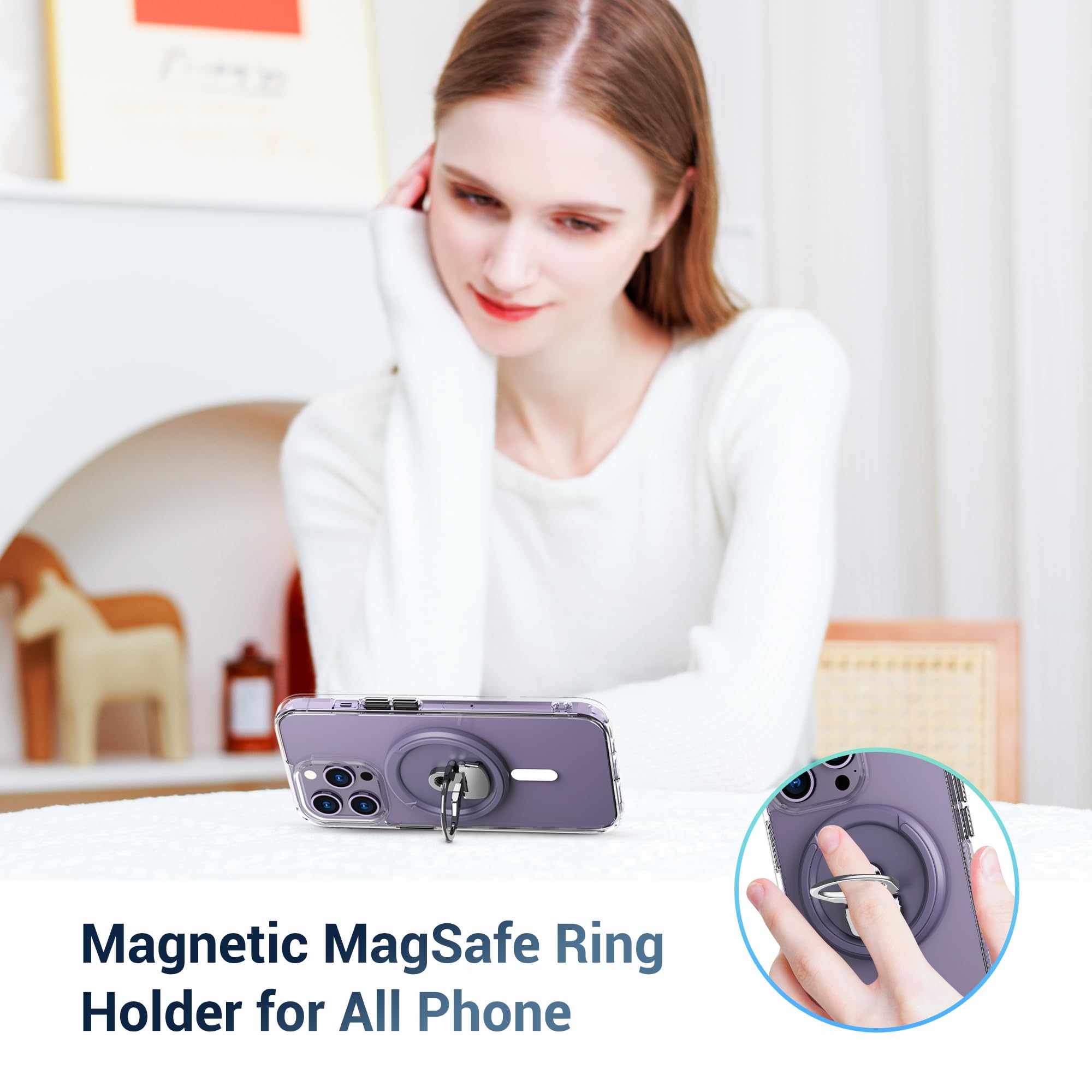 Supporto Fotocamera MagSafe PROfezzion - Per IPhone E MacBook, Viola - Foto 2