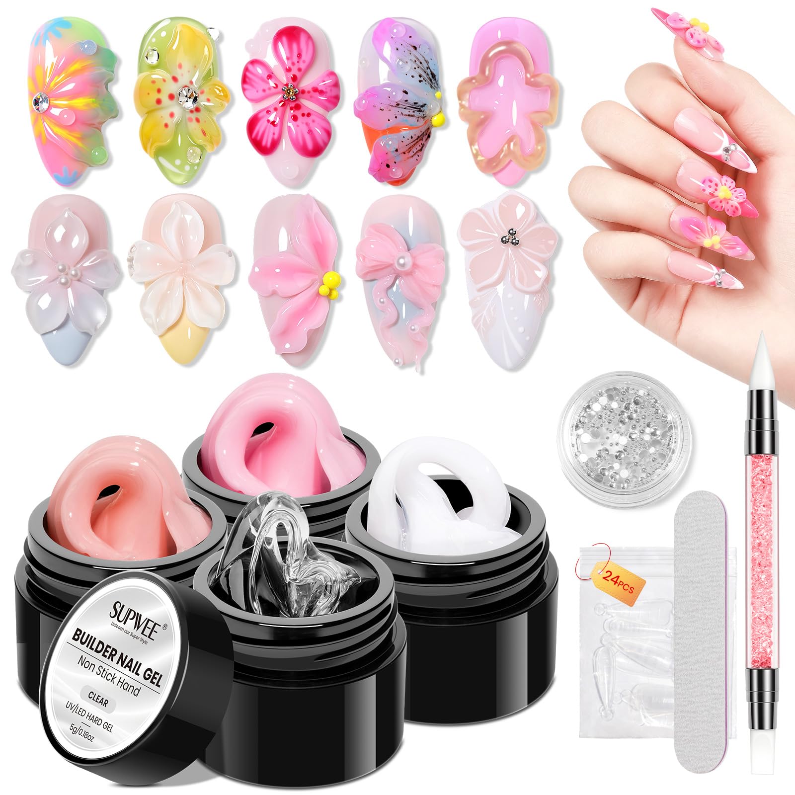 3D Nail Sculpting Gel - Easy Nail Art -16