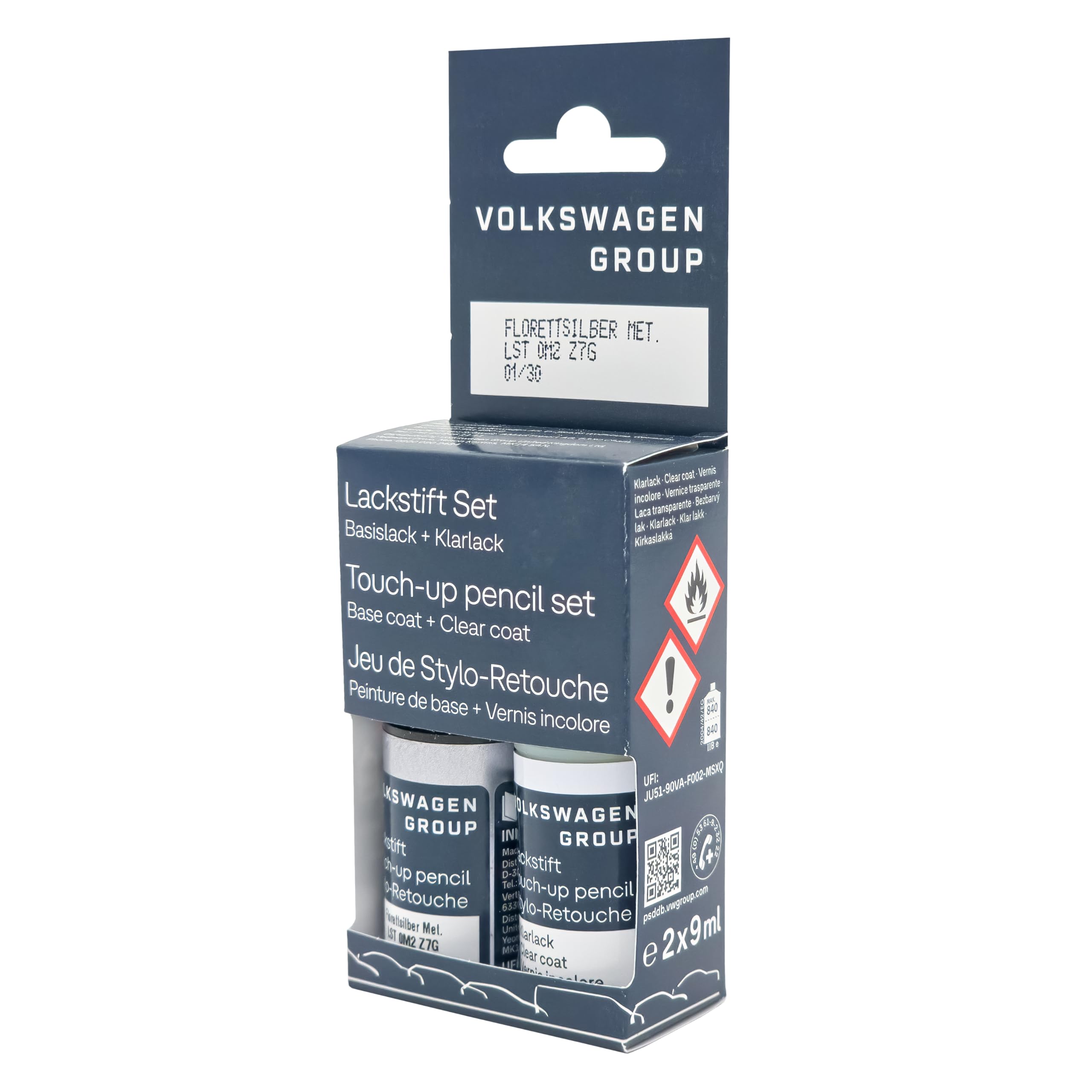 Volkswagen Clear,Silver Touch-Up Paint Florett Silver Lz7g/L5/Z7g