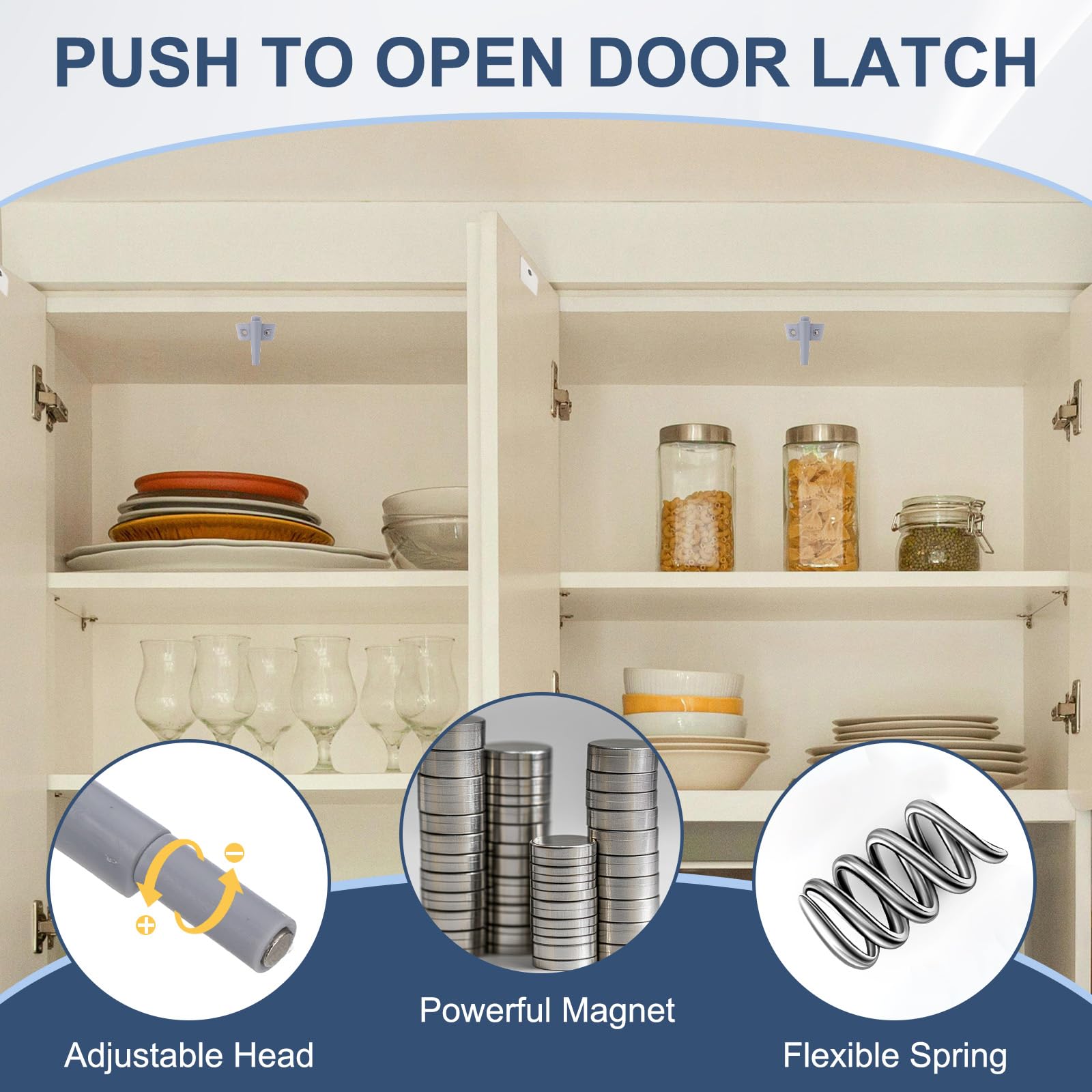 PATIKIL Magnetic Push Latch - Image 3