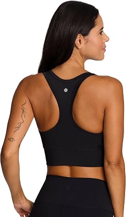RBX Active Women's Bra Top, Athletic Yoga Crop Tank Top with Built in Shelf Bra