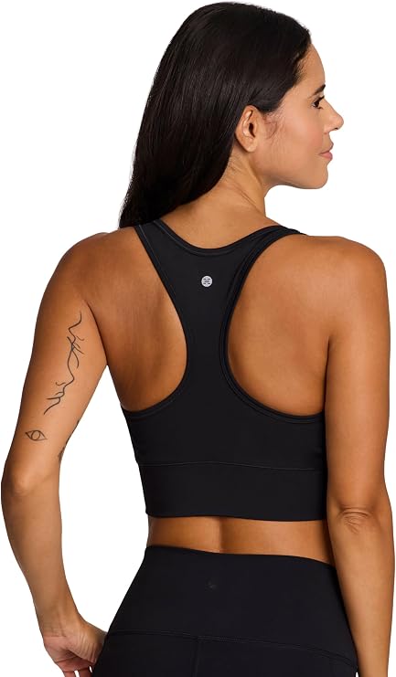 RBX Active Women's Bra Top, Athletic Yoga Crop Tank Top with Built in Shelf Bra