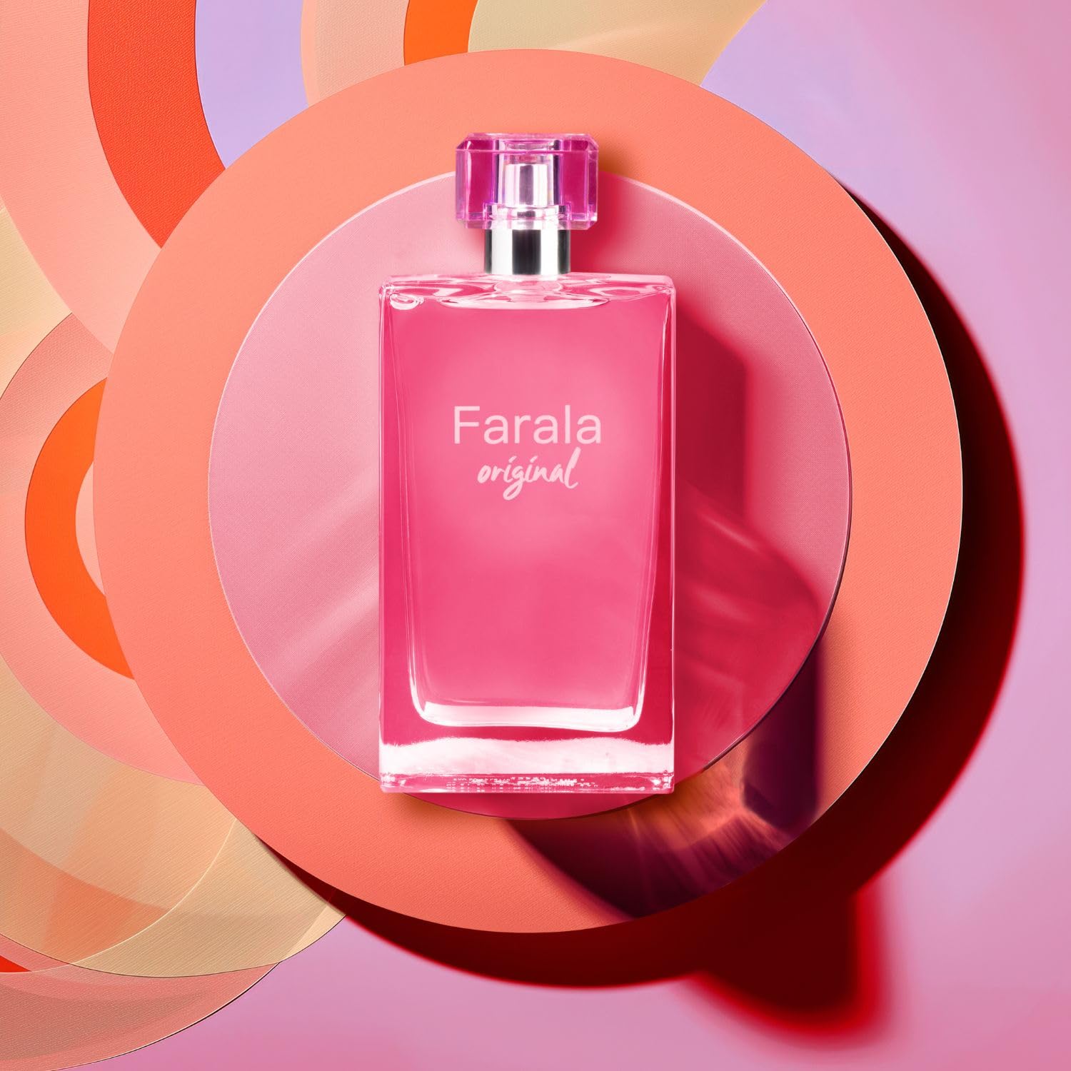 FARALA - Original 150 ml, Colonia Mujer, Perfume Formato Spray, Eau de Toilette Natural y Femenina, Aroma Floral Especiado, Fragancia Fresca, Juvenil y de Larga Duración