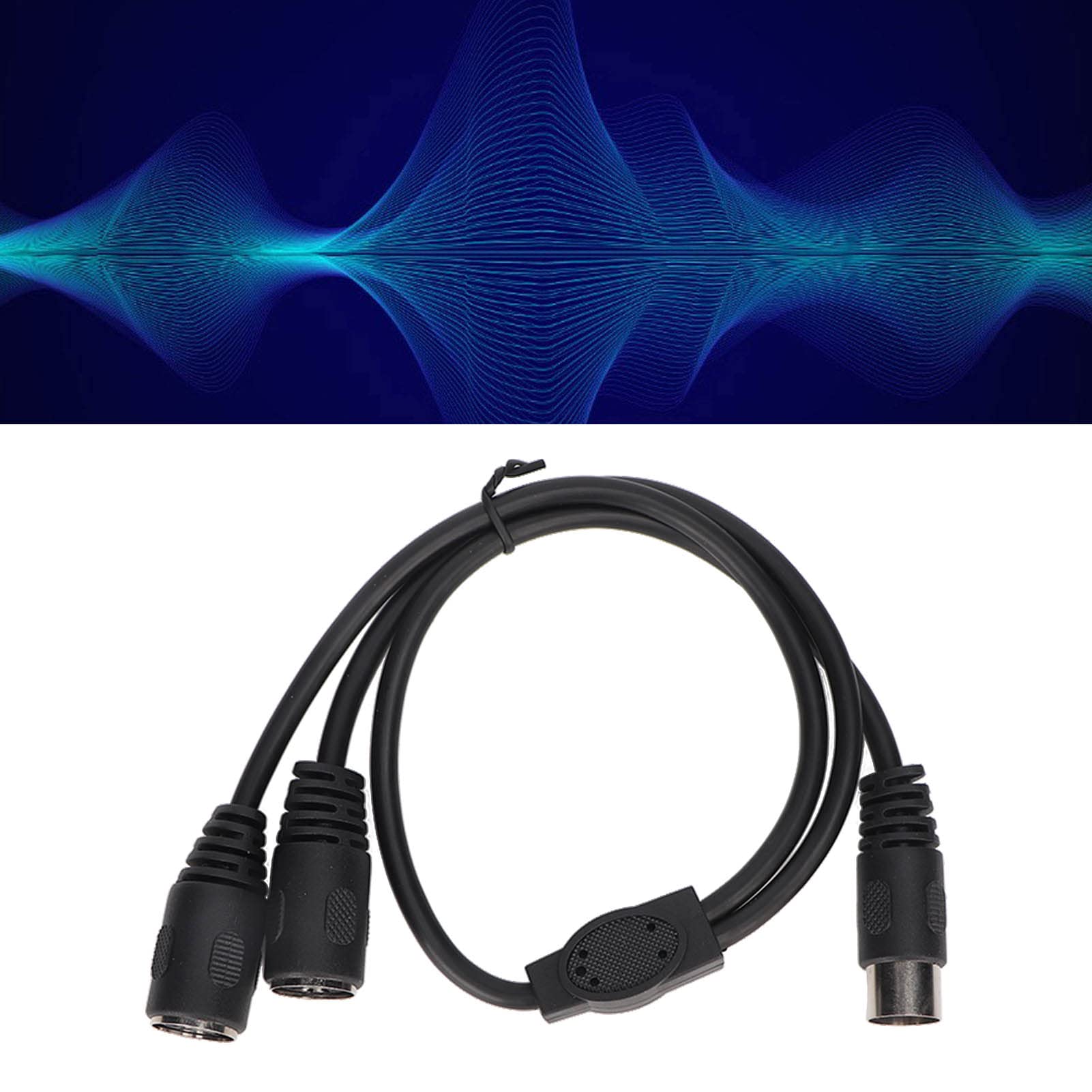 Cavo Sdoppiatore Y DIN a 5 Pin, Maschio DIN 5 Pin a 2 DIN Femmina 5 Pin Cavo Adattatore Splitter Y, Cavo Adattatore Splitter Y DIN 5 Pin, 0,5 M