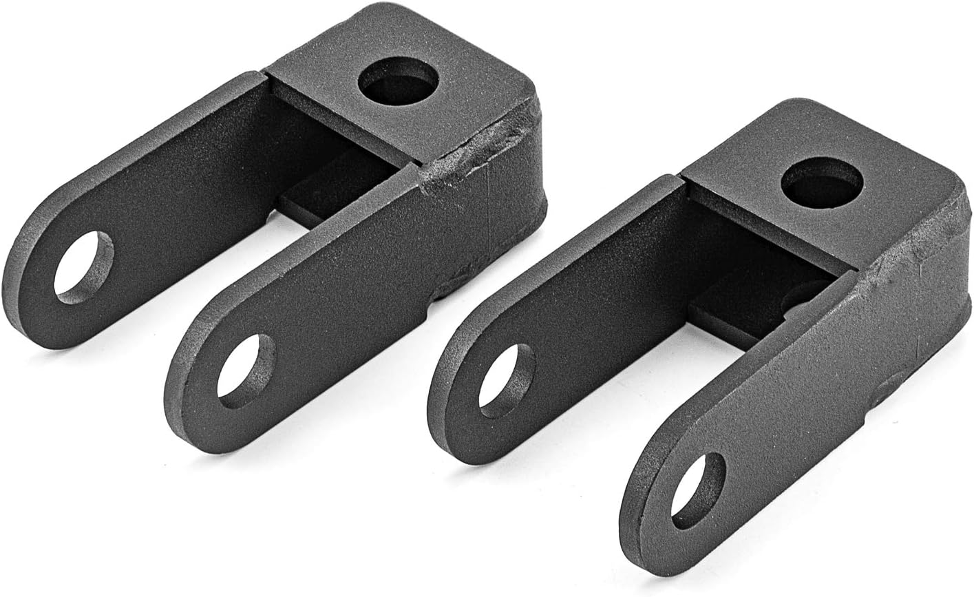 WSays Gloss Black Front 1-3"Adjustable Shock Extension Leveling Lift Kit Compatible with Cadillac Escalade Fit Chevy Tahoe Avalanche Silverado 1500 Fit GMC Sierra Yukon XL 1500 2000-2006
