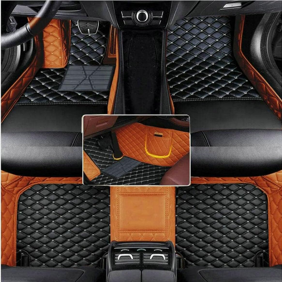 Aerfine Car Floor Mat Compatible with BMW 3 Series Custom