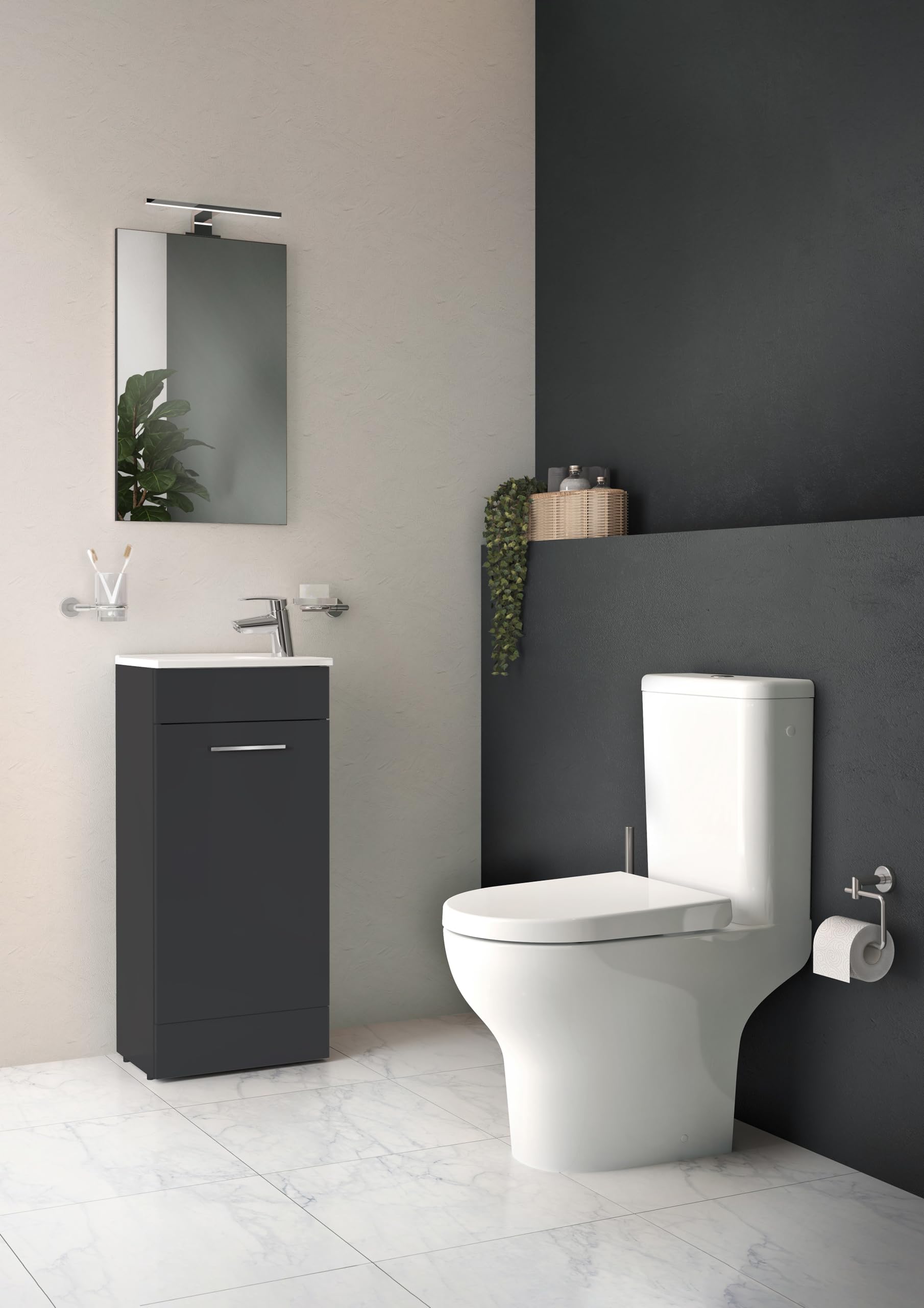 VitrA Zentrum 94-003-009 Yavaş Kapanır Klozet Kapağı, Duroplast, Beyaz
