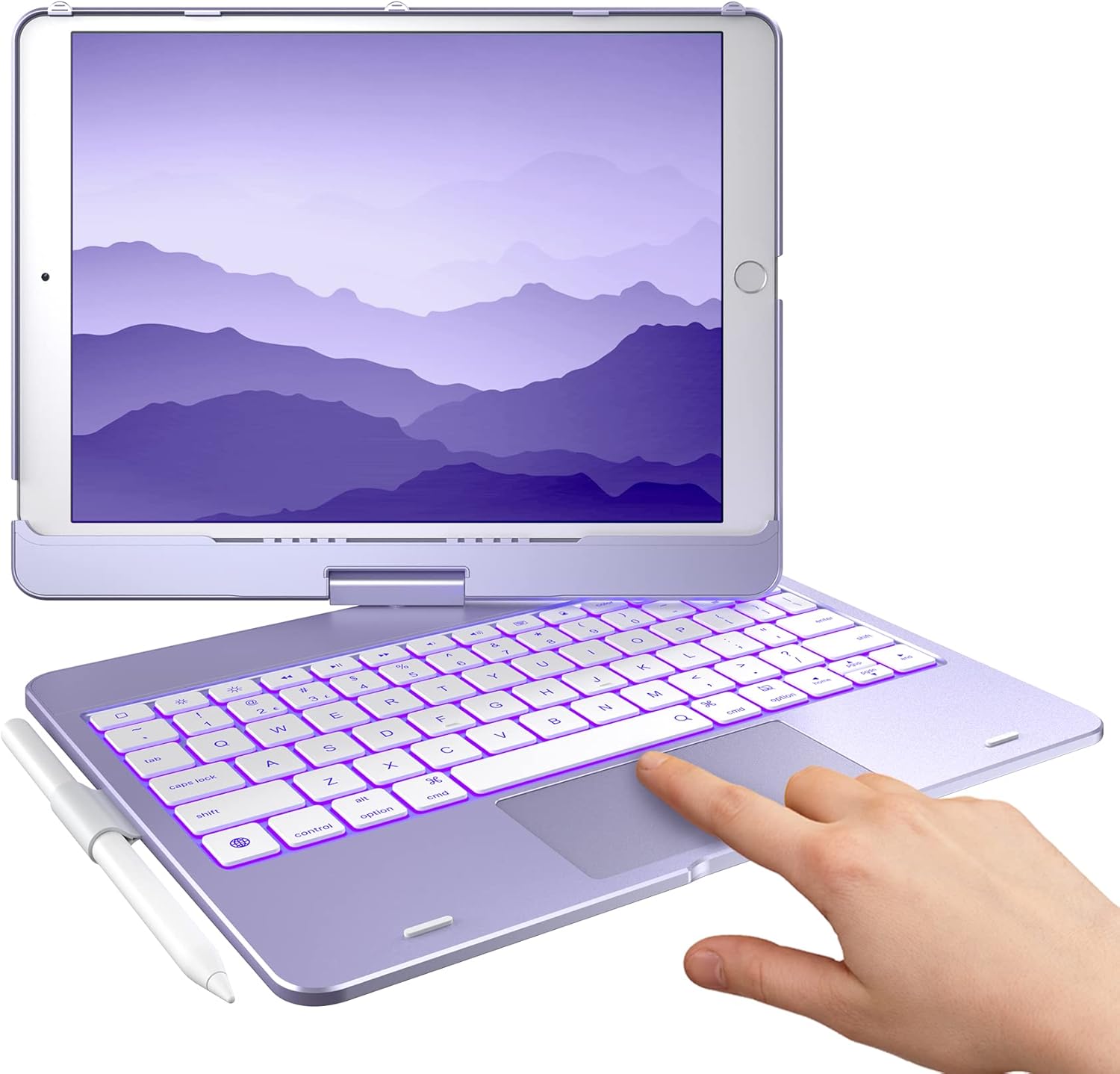 Amazon.com: typecase Touch Case with Keyboard for iPad 9th Generation ...