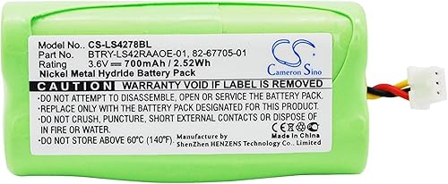 Miniatura 5 de Cameron Sino, LS4278 Batería para Motorola Symbol LS-4278 LS4278, LS4278-M DS-6878, Motorola Symbol 82-67705-01 BTRY-LS42RAAOE-01,