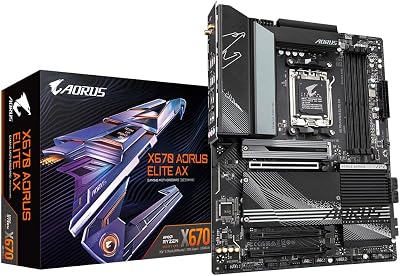 Gigabyte AORUS Elite AX AMD X670 Socket AM5 ATX DDR5 Motherb - best x670 motherboards