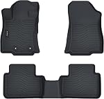 Auxko Tapis de sol tout temps convient pour Subaru Forester 2025 2026 TPE Linges Accessoire pour les forestiers subaru 2025 2026 Tapis antidérapants pour toute la saison Noir