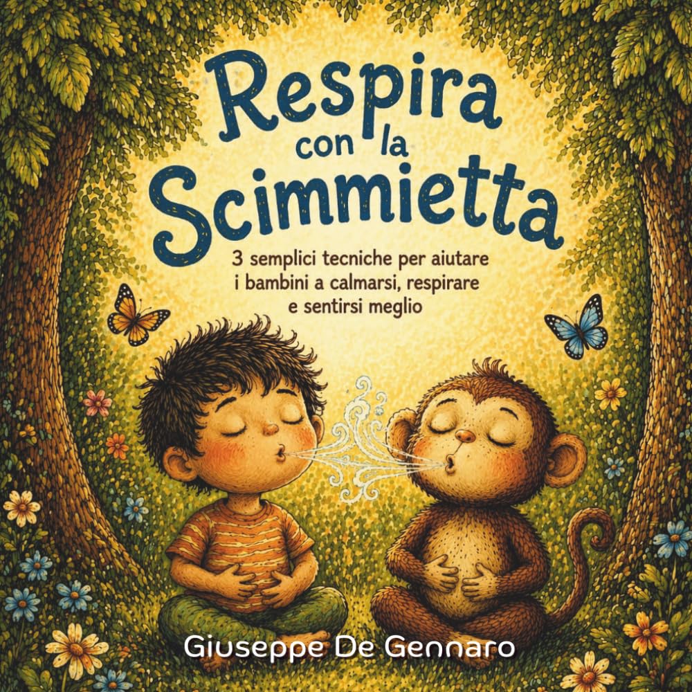 Respira con la Scimmietta: 3 semplici tecniche per aiutare i bambini a calmarsi, respirare meglio e sentirsi al sicuro