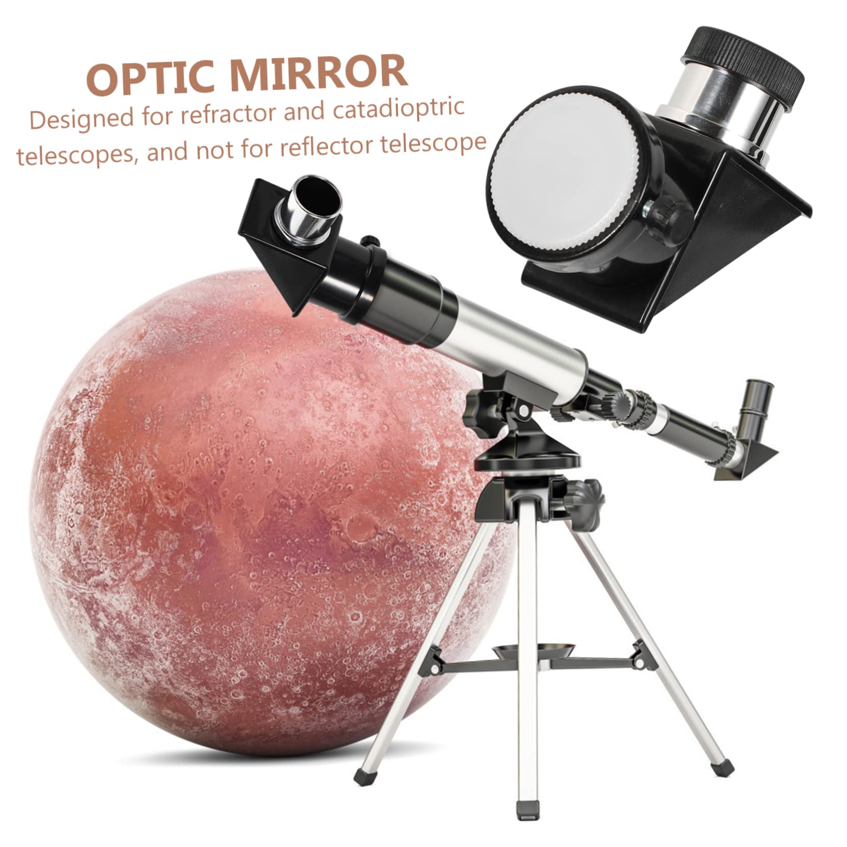 spiegel, 1,25 Inch Telescoop, 90 Graden Diagonaal, 90 Graden Kijkhoek, met Volledig Gecoate Lenzen, voor Hemelse en Terrestrische Observatie