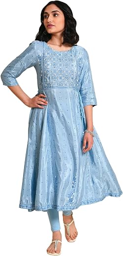 W for Woman Women's Viscose Relaxed Fit Casual Kurta