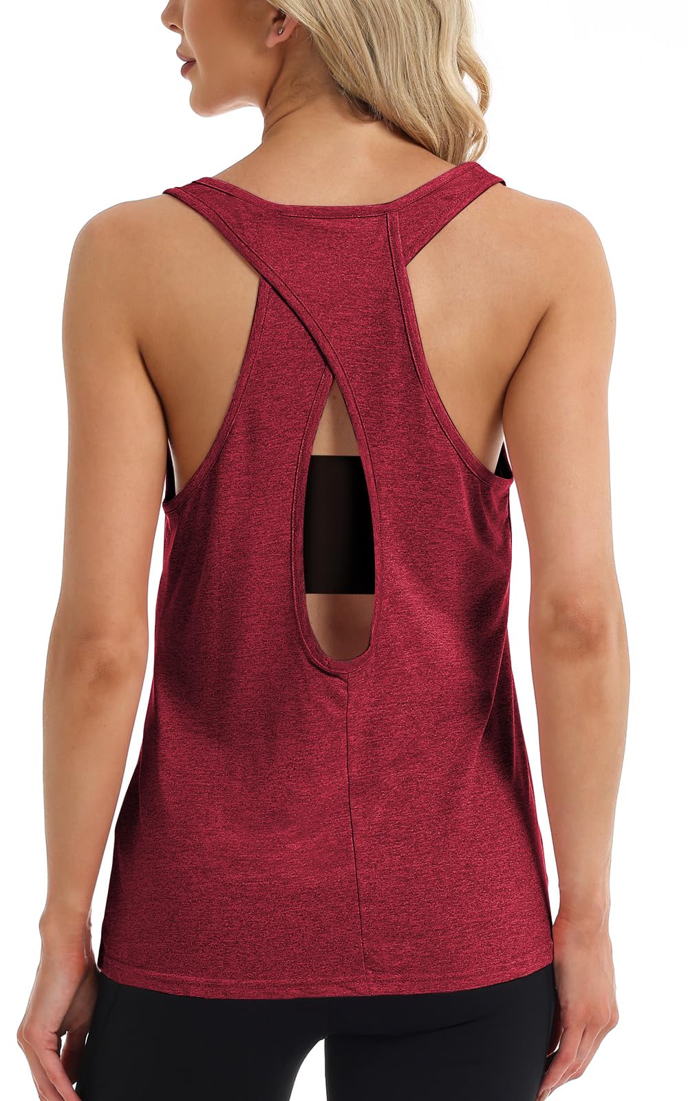 Superora Tanktops Damen Sport Yoga Racerback Fitness Running Workout Lauftop Ärmellos Shirt Oberteile