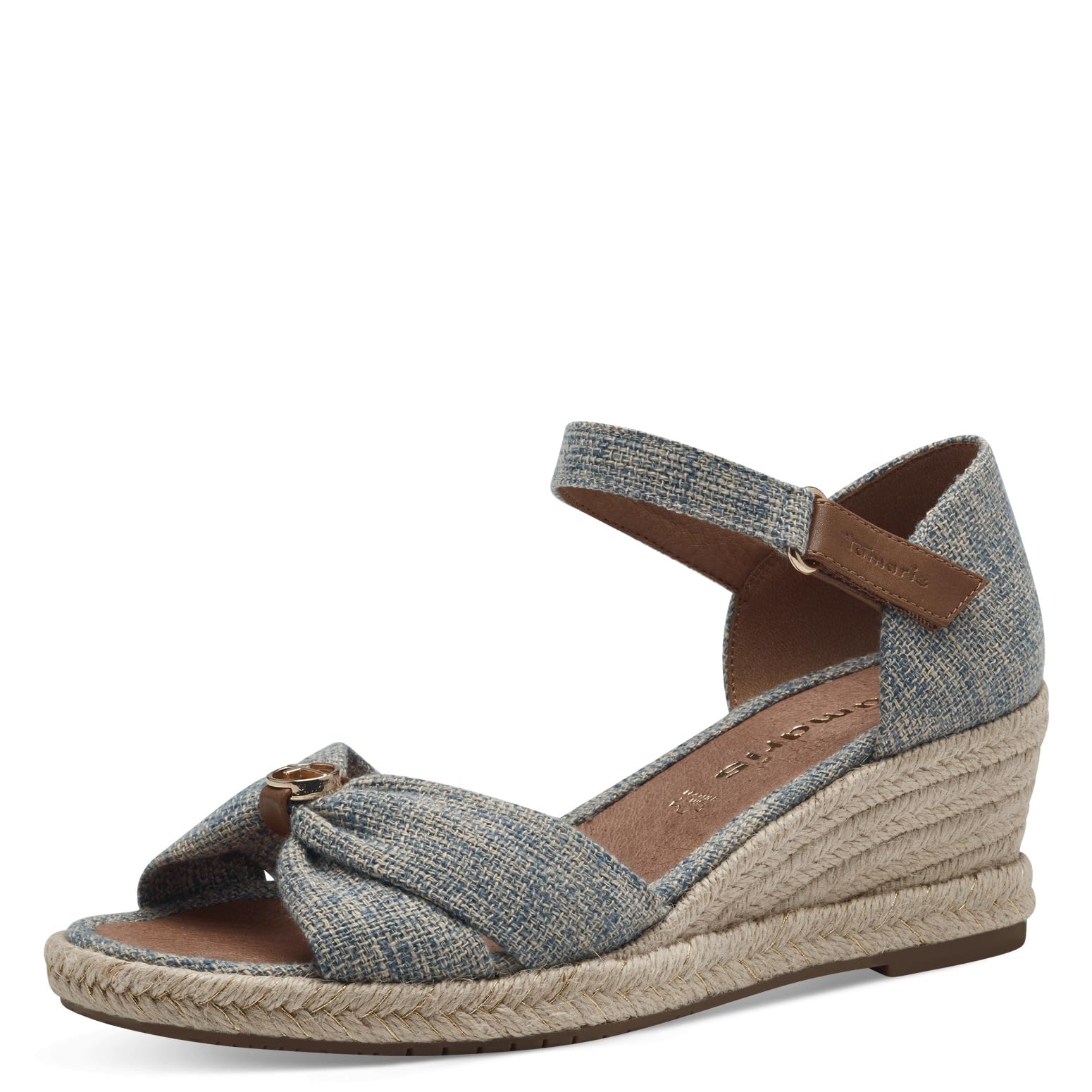 Tamaris Women's 1-28357-42 Sling Sandals, Navy Nappa, 4 UK