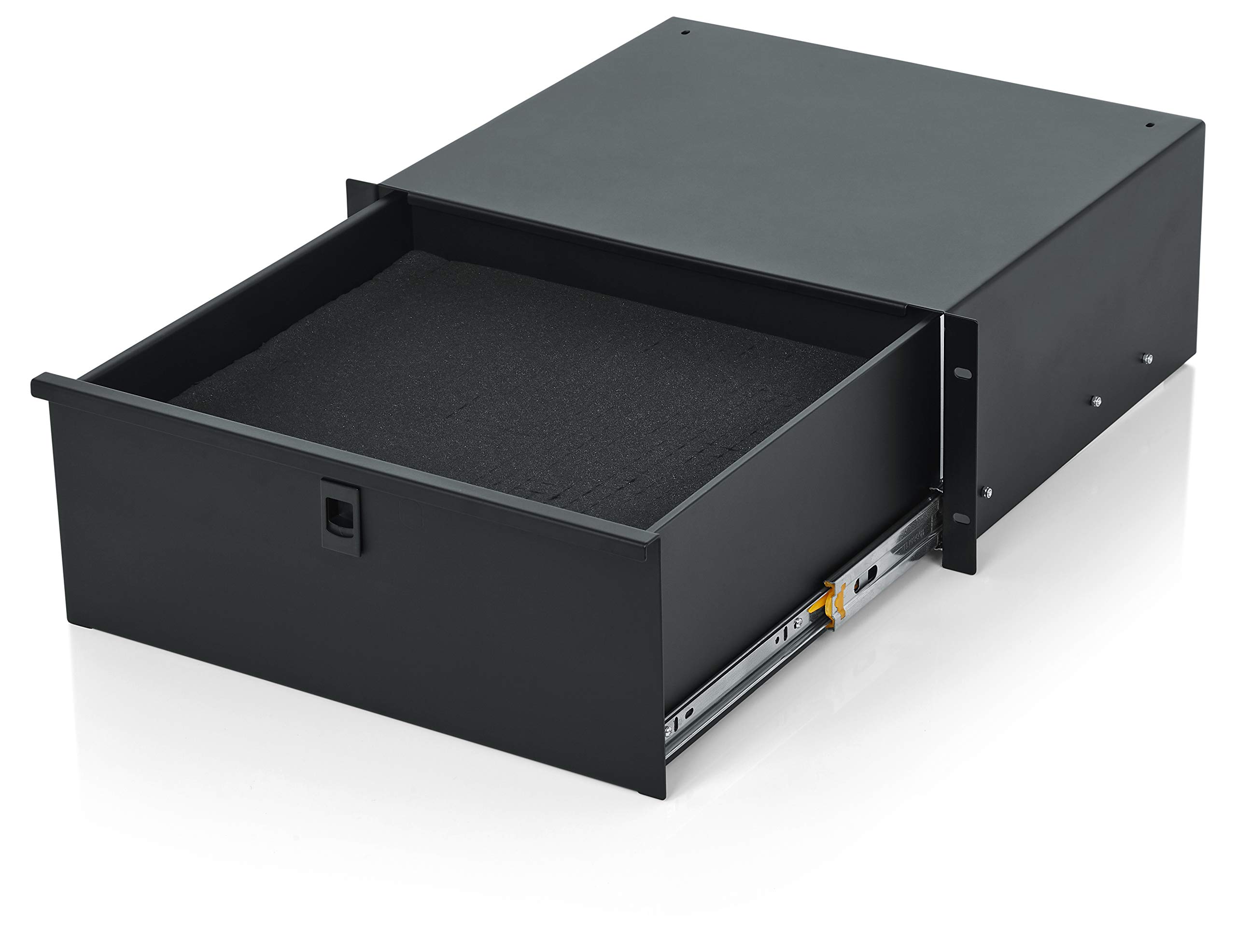 Gator Rackworks Standard 4U Rack Mount Drawer with Foam Interior and Lock; 14.2" Deep (GRW-DRWDF4)