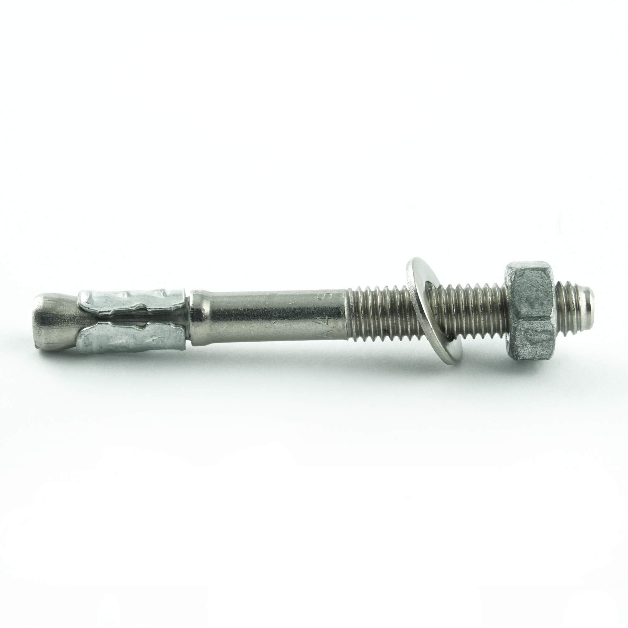 M16 x 150/30 mm Bulloni di ancoraggio (10 pezzi) – Omologazione ETA – Tasselli resistenti – Acciaio inox A4 V4A – antiruggine