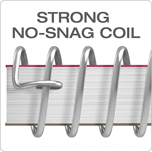 Miniatura 7 de Oxford Cuaderno de espiral con rayas universitarias de 8.5 x 11 pulgadas, paquete de 6, papel rayado universitario, 1 materia, cubierta de plástico