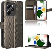 Vista 38 de Case for Honor X7a - Funda de piel sintética con tapa para Honor X7a RKY-LX2, color marrón