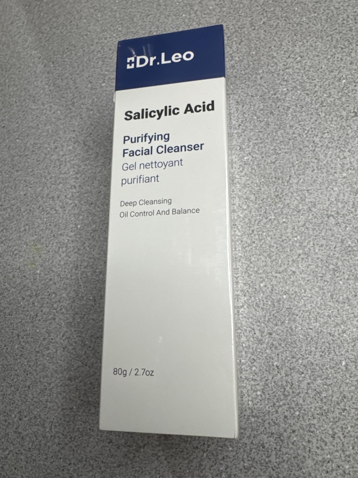 Dr.Leo Salicylic Acid Foaming Cleanser, Face Wash for Oily, Combo & Acne-Prone Skin | 8 Amino Acids Gentle Non-Irritating, 3X Crystal Jelly Deep Clean, Oil Control, Prevents Breakouts, 2.7 oz