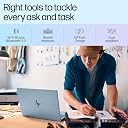 HP Pavilion Plus AI Laptop, Intel Core Ultra 5 125H, 10-12 Tops, 16GB LPDDR5x, 512GB SSD, 14-inch(35.6cm) 300 nits, WQXGA, Intel Arc Graphics, 5MP IR Camera (Win 11, Office 21, Blue, 1.44kg) ew1082TU gallery image