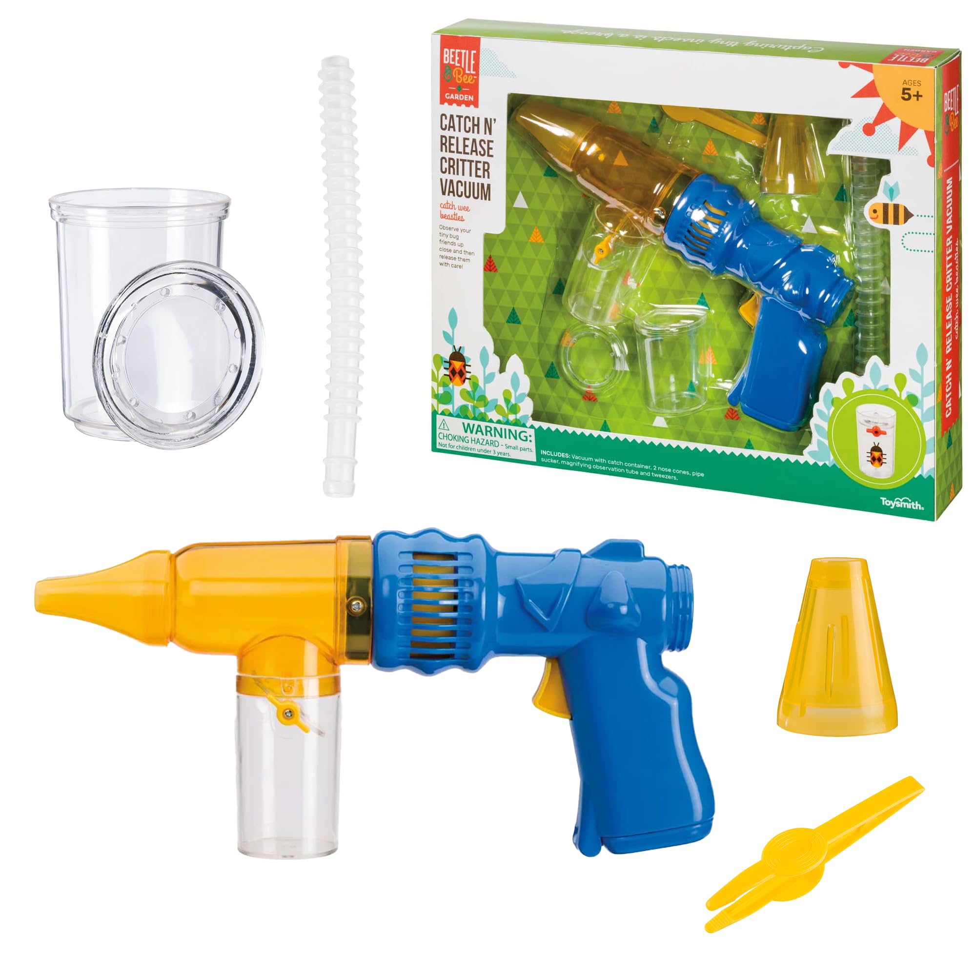 Amazon.com: Beetle & Bee Bug Vacuum Toy Set for Kids - Insect