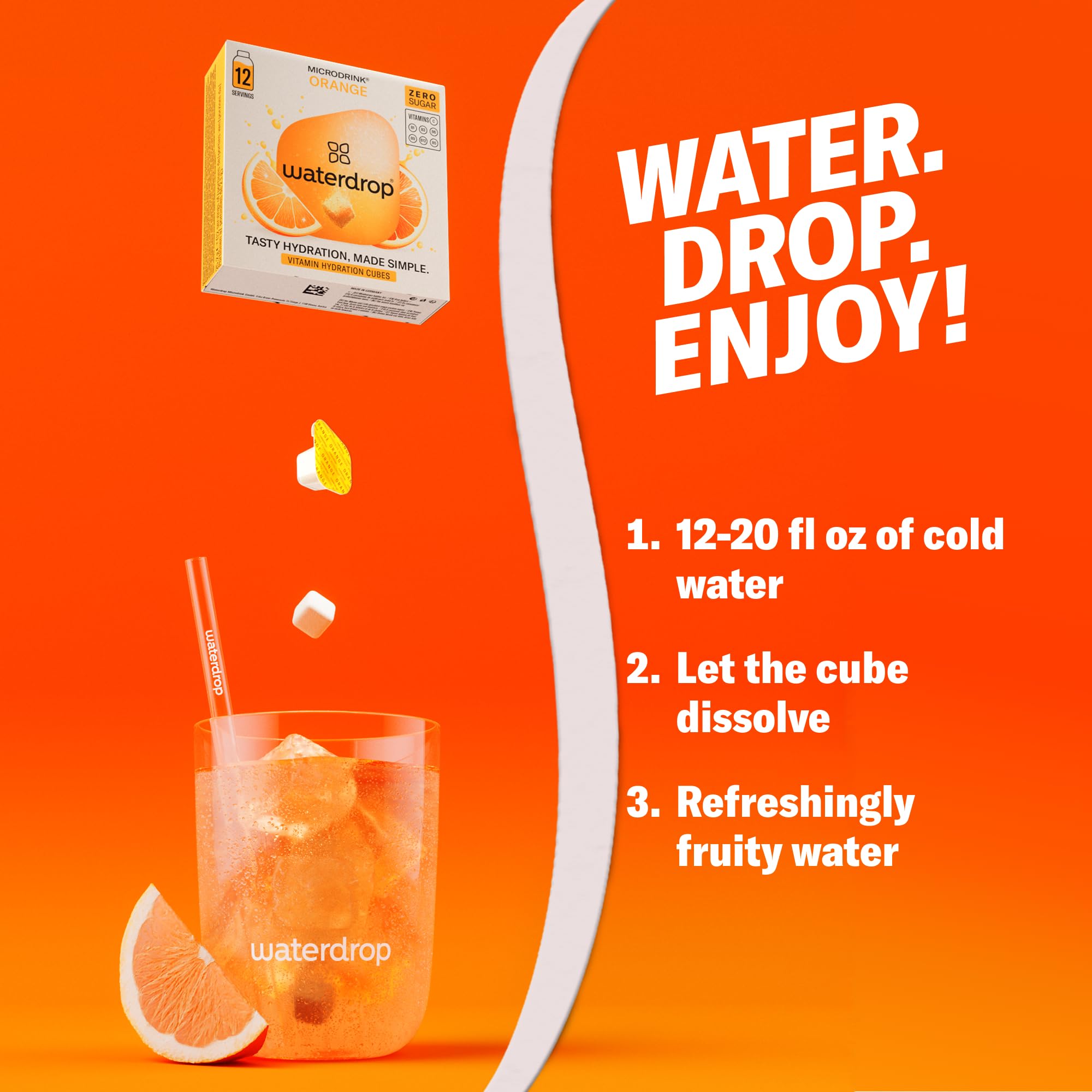 Amazon.com: Waterdrop Hydration Cubes with Vitamin C, B3, B5