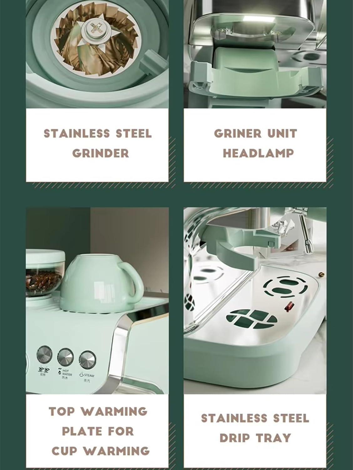 15 bar Electric hot Coffee Maker Coffee Machine Automatic Espresso Coffee Makers for Hotel