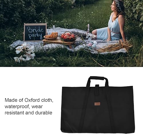 Miniatura 3 de Bolsa de almacenamiento de mesa plegable portátil, bolsa de almacenamiento de mesa plegable, bolsa de almacenamiento de esponja intercalada de tela