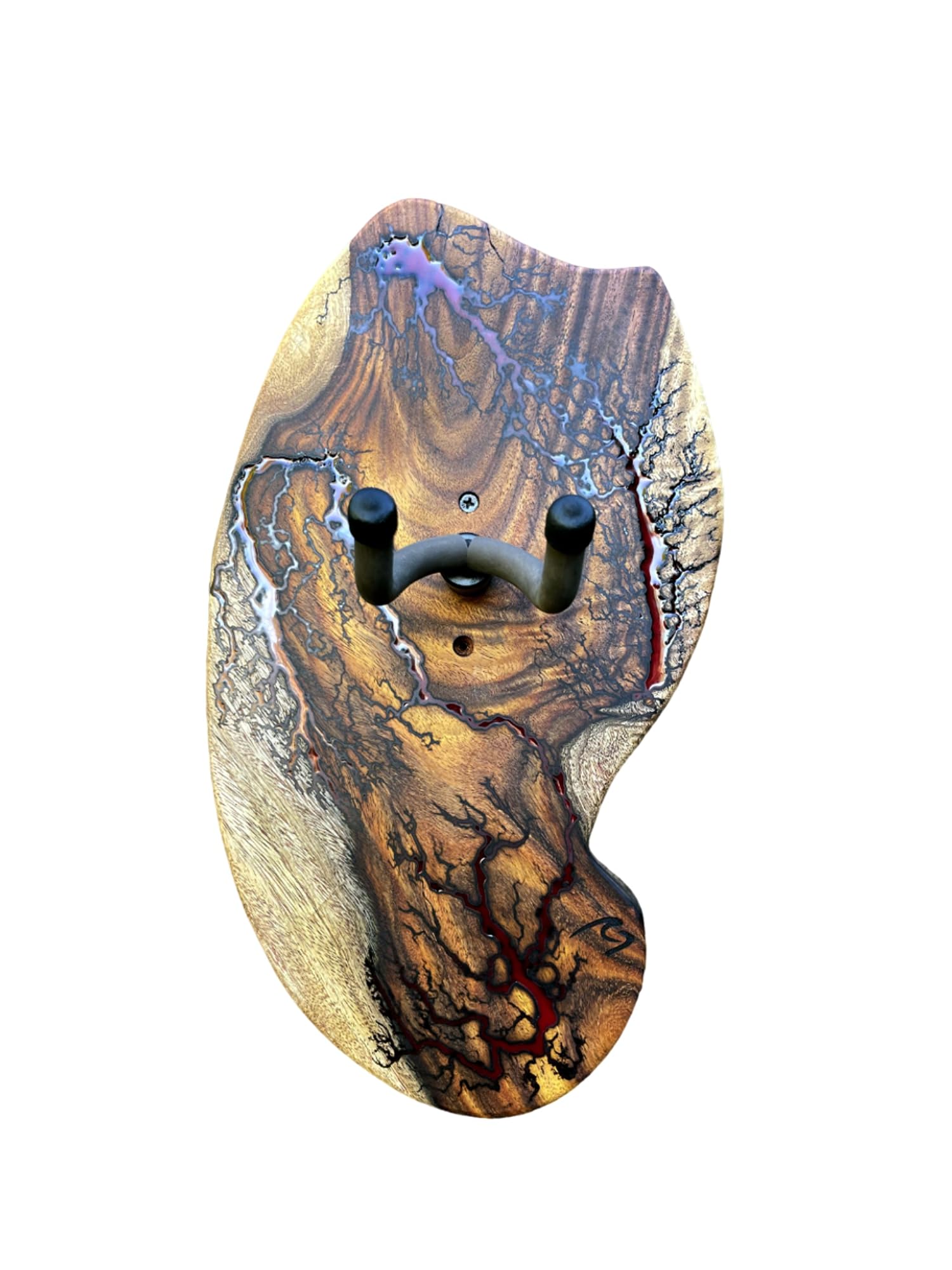 GC Creative Works Guitar Hanger Fractal Art Wall Mount GHFAPFN1